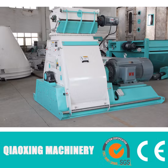 Manufacture Biomass Wood Chips Cereal Grains Chicken Duck Cattle Livestock Poultry Animal Feed Hammer Mill Corn Grinding Hammer Mill