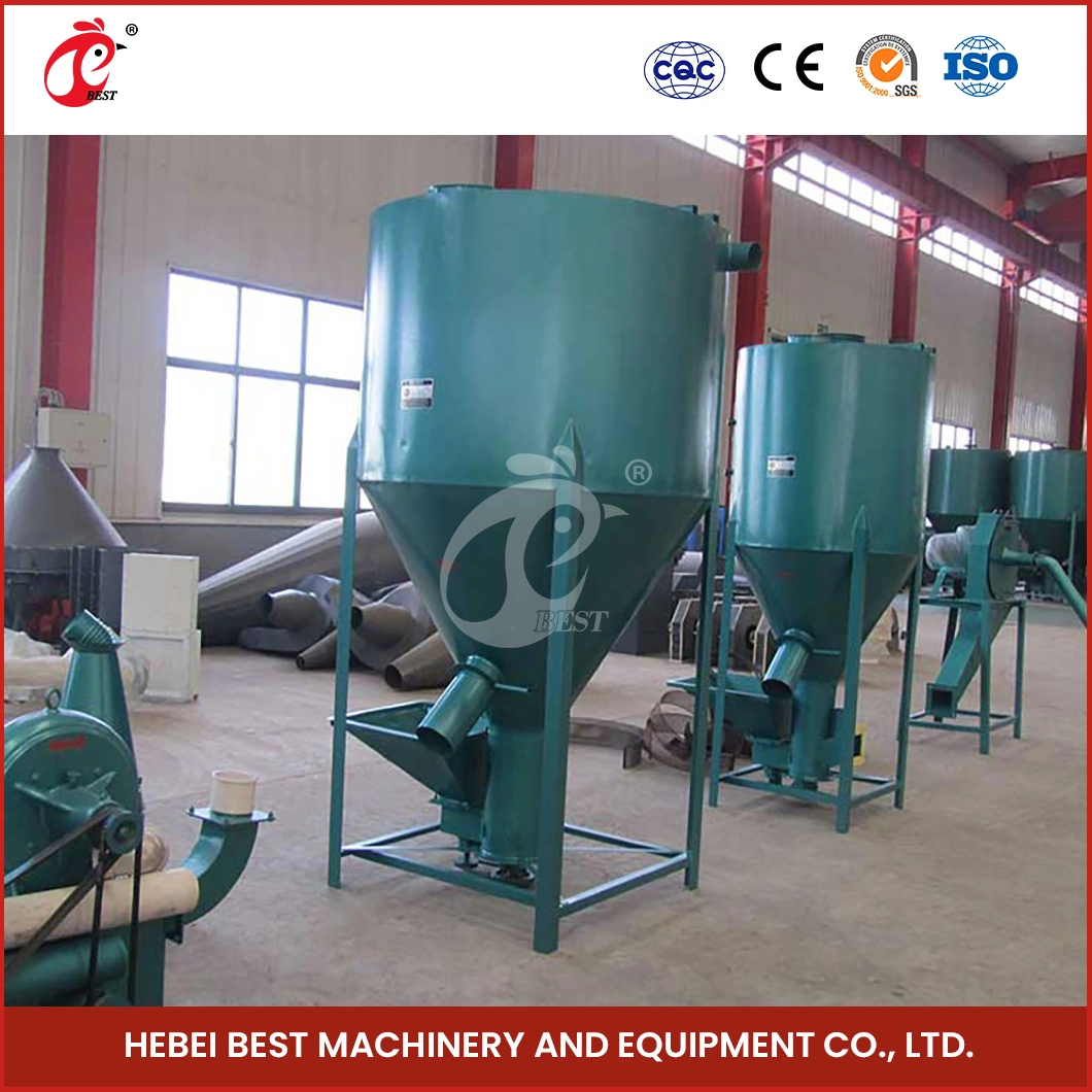 Bestchickencage Feed Crushing Mixer China Poultry Feed Grinder and Mixer Manufacturing ODM Custom Small Footprint Animal Feed Grinder and Mixer for Chicken