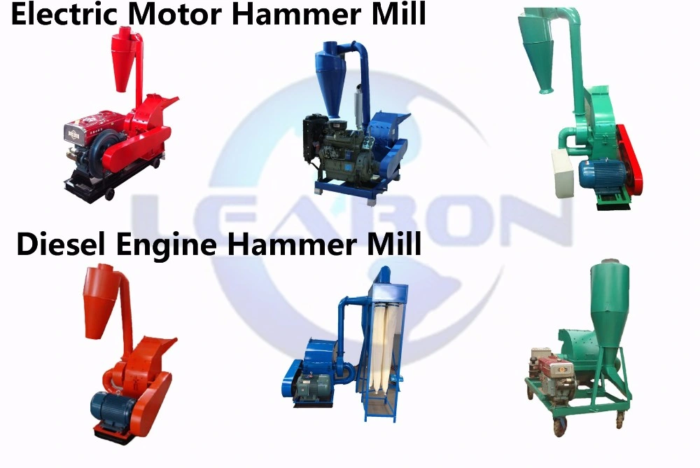 Grain Grass Husk Hammer Mill Feed Machine for Feed Production Corn Milling Machine Grinder