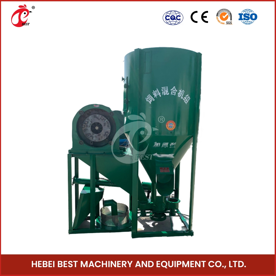 Bestchickencage Feed Crushing Mixer China Feed Grinder and Mixer Manufacturers OEM Customized Environmental Friendly Poultry Feed Mixer