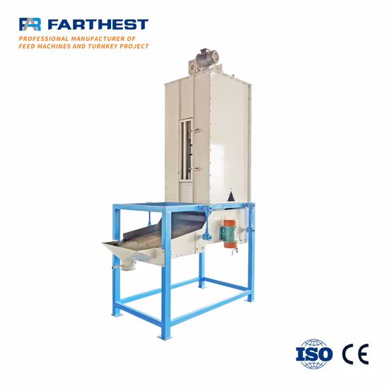 Equipamento de refrigeração e peneiração de pastilhas de ração para gado para venda