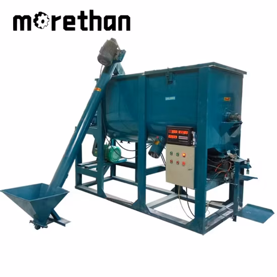 Farinha de Milho de Aves Frango Milho em Pó Máquina de Mistura de Alimentos Alimento Horizontal Animal Mixer Preço para Venda