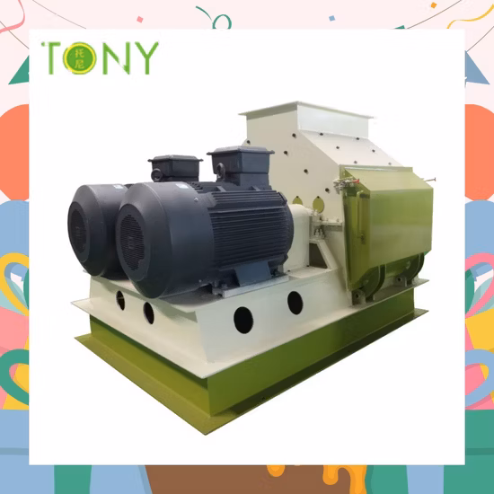 Biomassa Palha Trituração Caule Materiais para Alimentação Animal Soja Milho Arroz Casca Fibra de Palma Aparas de Madeira Moinho de Martelo